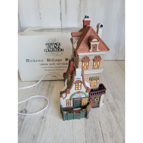 Dept 56 55867 Green Gate Cottage Heritage village - Picture 1 of 10